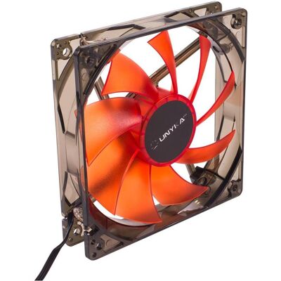 Unykach 51792 (120 mm, 1x), Ventilateur PC, Rouge, Multicolore, Gris, Transparent - Publicité Unykach 51792 (120 mm, 1x), Ventilateur PC, Rouge, Multicolore, Gris, Transparent - Publicité