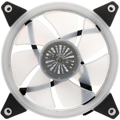 Akasa Vegas AR7 ARGB Fan Triple Kit (120 mm, 3x), Ventilateur PC, Transparent, Noir - Publicité Akasa Vegas AR7 ARGB Fan Triple Kit (120 mm, 3x), Ventilateur PC, Transparent, Noir - Publicité