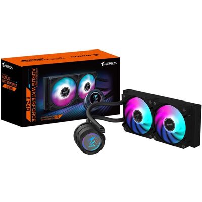 Gigabyte AORUS Waterforce II 240, Refroidissement liquide CPU, Noir - Publicité Gigabyte AORUS Waterforce II 240, Refroidissement liquide CPU, Noir - Publicité