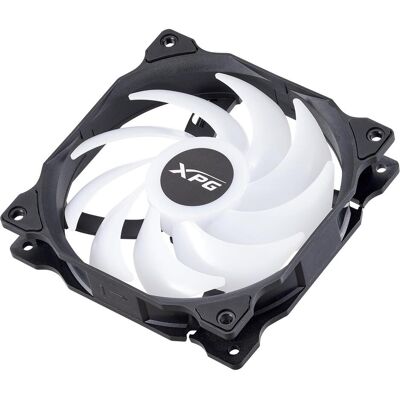 Adata XPG Vento fan RGB bílý (120 mm, 1x), Ventilateur PC, Multicolore, Noir - Publicité Adata XPG Vento fan RGB bílý (120 mm, 1x), Ventilateur PC, Multicolore, Noir - Publicité