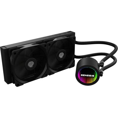 Genesis NLG-2318, Refroidissement liquide CPU, Noir - Publicité Genesis NLG-2318, Refroidissement liquide CPU, Noir - Publicité
