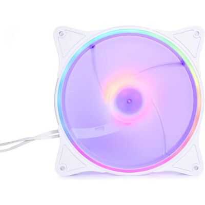 Alphacool Ventilateur PWM Rise Aurora (140 mm, 1x), Ventilateur PC, Blanc - Publicité Alphacool Ventilateur PWM Rise Aurora (140 mm, 1x), Ventilateur PC, Blanc - Publicité