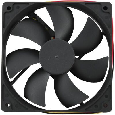 Gembird FANCASE3/Boule (120 mm, 1x), Ventilateur PC, Noir - Publicité Gembird FANCASE3/Boule (120 mm, 1x), Ventilateur PC, Noir - Publicité