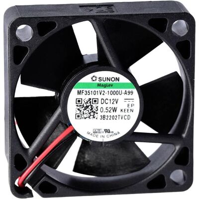 Sunon MF35101V2-1000U-A99 Ventilateur axial 12 V/DC 11.04 m³/h (L x l x H) 10 x 35 x 3 (1x), Ventilateur PC, Noir - Publicité Sunon MF35101V2-1000U-A99 Ventilateur axial 12 V/DC 11.04 m³/h (L x l x H) 10 x 35 x 3 (1x), Ventilateur PC, Noir - Publicité