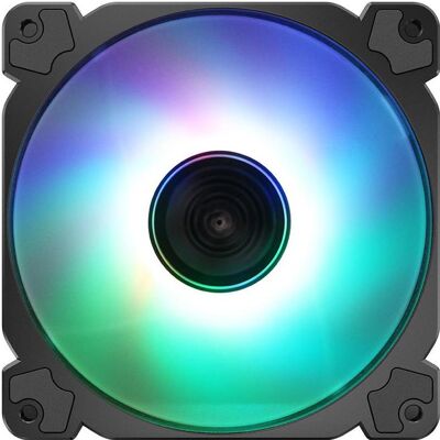 Jonsbo FR-502 PWM fan, ARGB (120 mm, 1x), Ventilateur PC, Noir - Publicité Jonsbo FR-502 PWM fan, ARGB (120 mm, 1x), Ventilateur PC, Noir - Publicité