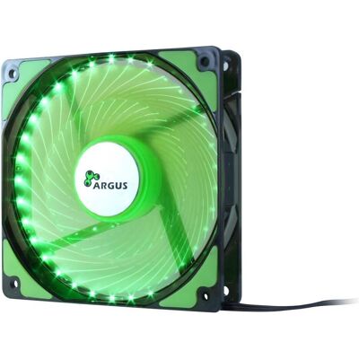 Intertech L12025 - Ventilateur 120mm - vert 1200tr/mn 33 LED effet spirale supports caoutchoutés fluid... (120 mm, 1x), Ventilateur PC, Vert - Publicité Intertech L12025 - Ventilateur 120mm - vert 1200tr/mn 33 LED effet spirale supports caoutchoutés fluid... (120 mm, 1x), Ventilateur PC, Vert - Publicité
