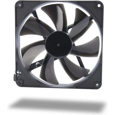 Noiseblocker BlackSilentPro PK1 (140 mm, 1x), Ventilateur PC, Noir - Publicité Noiseblocker BlackSilentPro PK1 (140 mm, 1x), Ventilateur PC, Noir - Publicité