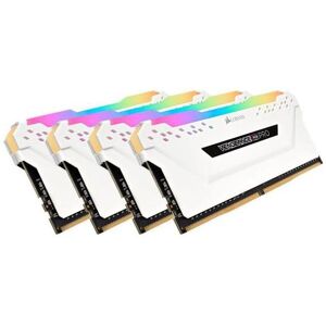Corsair C3200C16W Memory Module 32 Gb (4 x 8GB, 3200 MHz, RAM DDR4, DIMM), Mémoire vive, Blanc - Publicité Corsair C3200C16W Memory Module 32 Gb (4 x 8GB, 3200 MHz, RAM DDR4, DIMM), Mémoire vive, Blanc - Publicité