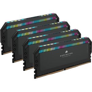 Corsair DDR5 64GB PC 6200 CL32 KIT (4x16GB) DOMINATOR P RGB retail (4 x 16GB, 6200 MHz, RAM DDR5, DIMM), Mémoire vive, Noir - Publicité Corsair DDR5 64GB PC 6200 CL32 KIT (4x16GB) DOMINATOR P RGB retail (4 x 16GB, 6200 MHz, RAM DDR5, DIMM), Mémoire vive, Noir - Publicité