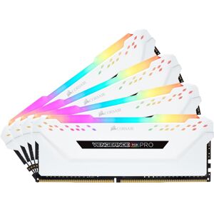 Corsair Vengeance RGB Pro (4 x 8GB, 3200 MHz, RAM DDR4, DIMM), Mémoire vive, Blanc - Publicité Corsair Vengeance RGB Pro (4 x 8GB, 3200 MHz, RAM DDR4, DIMM), Mémoire vive, Blanc - Publicité