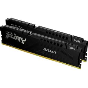Kingston 64GB DDR5 6400MT/S CL32 DIMM (2 x 32GB, 6400 MHz, RAM DDR5, DIMM), Mémoire vive, Noir - Publicité Kingston 64GB DDR5 6400MT/S CL32 DIMM (2 x 32GB, 6400 MHz, RAM DDR5, DIMM), Mémoire vive, Noir - Publicité