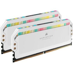 Corsair Dominator Platinum RGB (2 x 32GB, 5600 MHz, RAM DDR5, DIMM), Mémoire vive, Blanc - Publicité Corsair Dominator Platinum RGB (2 x 32GB, 5600 MHz, RAM DDR5, DIMM), Mémoire vive, Blanc - Publicité