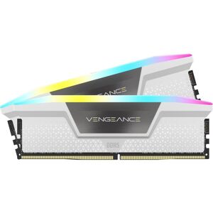 Corsair Vengeance RGB (2 x 16GB, 5200 MHz, RAM DDR5), Mémoire vive, Blanc - Publicité Corsair Vengeance RGB (2 x 16GB, 5200 MHz, RAM DDR5), Mémoire vive, Blanc - Publicité