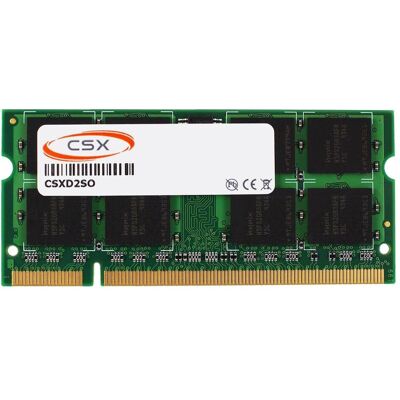 CSX Memória Notebook - 4GB DDR2 (800Mhz, 256x8) (1 x 4GB, 800 MHz, RAM DDR2, SO-DIMM), Mémoire vive - Publicité CSX Memória Notebook - 4GB DDR2 (800Mhz, 256x8) (1 x 4GB, 800 MHz, RAM DDR2, SO-DIMM), Mémoire vive - Publicité