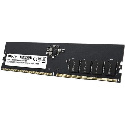 PNY DIMM Performance DDR5 8GB 4800MHz (1 x 8GB, 4800 MHz, RAM DDR5, DIMM), Mémoire vive - Publicité PNY DIMM Performance DDR5 8GB 4800MHz (1 x 8GB, 4800 MHz, RAM DDR5, DIMM), Mémoire vive - Publicité