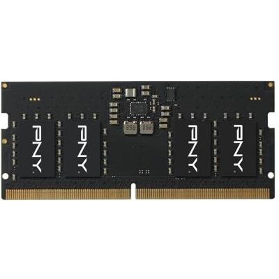 PNY 8GB DDR5 5600 SO-DIMM BULK MN8GSD55600-BLK (1 x 8GB, 5600 MHz, RAM DDR5, SO-DIMM), Mémoire vive, Noir - Publicité PNY 8GB DDR5 5600 SO-DIMM BULK MN8GSD55600-BLK (1 x 8GB, 5600 MHz, RAM DDR5, SO-DIMM), Mémoire vive, Noir - Publicité
