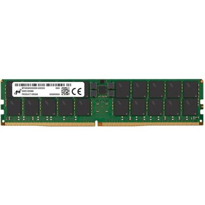 Micron DDR5 RDIMM 96GB 2Rx4 6400 CL52 (24Gbit) (1 x 96GB, 6400 MHz, RAM DDR5, DIMM), Mémoire vive - Publicité Micron DDR5 RDIMM 96GB 2Rx4 6400 CL52 (24Gbit) (1 x 96GB, 6400 MHz, RAM DDR5, DIMM), Mémoire vive - Publicité