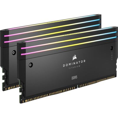 Kit d'amélioration lumineuse Titanium Dominator Corsair - Éclairage RGB - Publicité Kit d'amélioration lumineuse Titanium Dominator Corsair - Éclairage RGB - Publicité