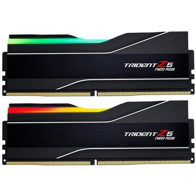 G.Skill RAM Gskill D5 6000 32GB C30 TZ5 NEO RGB EXPO K2 (2 x 16GB, 6000 MHz, RAM DDR5, DIMM), Mémoire vive, Noir, Multicolore - Publicité G.Skill RAM Gskill D5 6000 32GB C30 TZ5 NEO RGB EXPO K2 (2 x 16GB, 6000 MHz, RAM DDR5, DIMM), Mémoire vive, Noir, Multicolore - Publicité