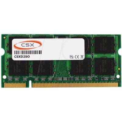 CSX SODIMM 4 Go DDR2-667 MHz (1 x 4GB, 667 MHz, RAM DDR2, SO-DIMM), Mémoire vive - Publicité CSX SODIMM 4 Go DDR2-667 MHz (1 x 4GB, 667 MHz, RAM DDR2, SO-DIMM), Mémoire vive - Publicité