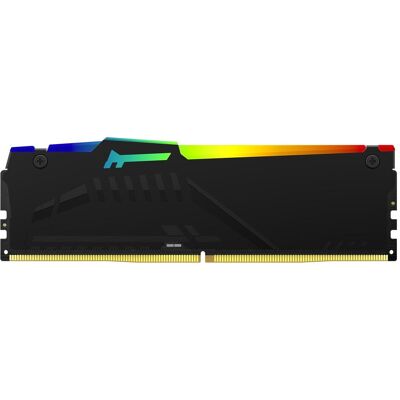 Kingston FURY Beast RGB (2 x 64GB, 5600 MHz, RAM DDR5, DIMM), Mémoire vive, Noir - Publicité Kingston FURY Beast RGB (2 x 64GB, 5600 MHz, RAM DDR5, DIMM), Mémoire vive, Noir - Publicité