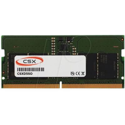CSX 51CS1648-1040 - 16 GB DDR5-4800MHz SODIMM, CL40 - 16 GB - DDR5 (1 x 16GB, 4800 MHz, RAM DDR5, SO-DIMM), Mémoire vive - Publicité CSX 51CS1648-1040 - 16 GB DDR5-4800MHz SODIMM, CL40 - 16 GB - DDR5 (1 x 16GB, 4800 MHz, RAM DDR5, SO-DIMM), Mémoire vive - Publicité