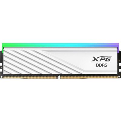 Adata DDR5 16GB 6000-36 XPG Lancer Blade RGB white (1 x 16GB, RAM DDR5, DIMM), Mémoire vive, Vert, Rouge, Bleu, Blanc - Publicité Adata DDR5 16GB 6000-36 XPG Lancer Blade RGB white (1 x 16GB, RAM DDR5, DIMM), Mémoire vive, Vert, Rouge, Bleu, Blanc - Publicité
