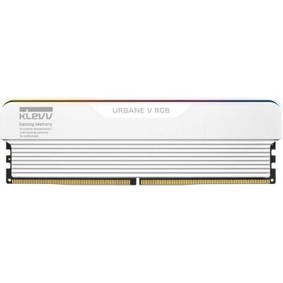 Klevv 32GB (16GBx2) URBANE V RGB 6000MHz CL30 DDR5 Kit White (2 x 16GB, 6000 MHz, RAM DDR5, DIMM), Mémoire vive, Blanc - Publicité Klevv 32GB (16GBx2) URBANE V RGB 6000MHz CL30 DDR5 Kit White (2 x 16GB, 6000 MHz, RAM DDR5, DIMM), Mémoire vive, Blanc - Publicité