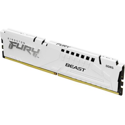 Kingston 32GB DDR5 6400MT/S CL32 DIMM (1 x 32GB, 6400 MHz, RAM DDR5), Mémoire vive, Blanc - Publicité Kingston 32GB DDR5 6400MT/S CL32 DIMM (1 x 32GB, 6400 MHz, RAM DDR5), Mémoire vive, Blanc - Publicité