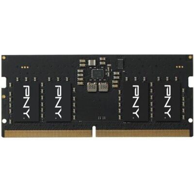 PNY 8GB DDR5 5600 SO-DIMM BULK MN8GSD55600-BLK (1 x 8GB, 5600 MHz, RAM DDR5, SO-DIMM), Mémoire vive, Noir - Publicité PNY 8GB DDR5 5600 SO-DIMM BULK MN8GSD55600-BLK (1 x 8GB, 5600 MHz, RAM DDR5, SO-DIMM), Mémoire vive, Noir - Publicité