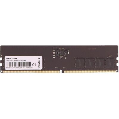 2-Power 16GB DDR5 5600MHZ CL40 DIMM (1 x 16GB, 5600 MHz, RAM DDR5, DIMM), Mémoire vive - Publicité 2-Power 16GB DDR5 5600MHZ CL40 DIMM (1 x 16GB, 5600 MHz, RAM DDR5, DIMM), Mémoire vive - Publicité