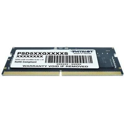 Patriot Module de mémoire Signature Line Premium 34 Go 1 x 24 Go DDR5 (1 x 24 Go, 5600 MHz, RAM DDR5, SO-DIMM), Mémoire vive, Noir - Publicité Patriot Module de mémoire Signature Line Premium 34 Go 1 x 24 Go DDR5 (1 x 24 Go, 5600 MHz, RAM DDR5, SO-DIMM), Mémoire vive, Noir - Publicité