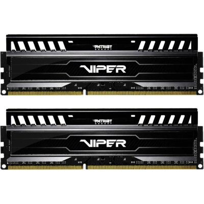 Patriot Viper 3 Black Mamba (2 x 8GB, 1600 MHz, RAM DDR3, DIMM), Mémoire vive, Noir - Publicité Patriot Viper 3 Black Mamba (2 x 8GB, 1600 MHz, RAM DDR3, DIMM), Mémoire vive, Noir - Publicité