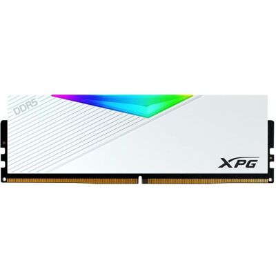 Adata DDR5 16GB 6000-30 Lancer RGB w XPG-Series (1 x 16GB, 6000 MHz, RAM DDR5, DIMM), Mémoire vive, Blanc, Multicolore - Publicité Adata DDR5 16GB 6000-30 Lancer RGB w XPG-Series (1 x 16GB, 6000 MHz, RAM DDR5, DIMM), Mémoire vive, Blanc, Multicolore - Publicité