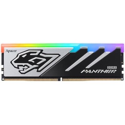 Apacer 16 GB DDR5-RAM PC6000 OC Nox Panther RGB CL38 (1 x 16GB, 5600 MHz, RAM DDR5, DIMM), Mémoire vive, Argent, Noir - Publicité Apacer 16 GB DDR5-RAM PC6000 OC Nox Panther RGB CL38 (1 x 16GB, 5600 MHz, RAM DDR5, DIMM), Mémoire vive, Argent, Noir - Publicité