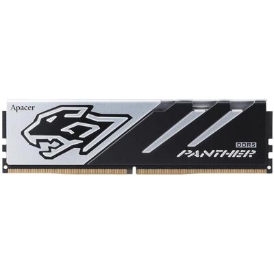 Apacer 16 Go DDR5 60 000 MHz Panther Noir/Blanc (1 x 16GB, 6000 MHz, RAM DDR5), Mémoire vive, Blanc, Noir - Publicité Apacer 16 Go DDR5 60 000 MHz Panther Noir/Blanc (1 x 16GB, 6000 MHz, RAM DDR5), Mémoire vive, Blanc, Noir - Publicité