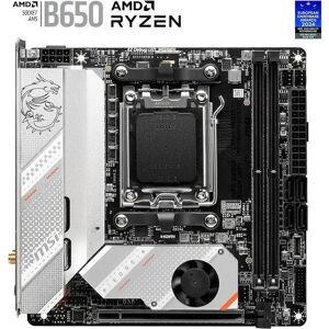 MSI MPG B650I EDGE WIFI (AM5, AMD B650, Mini-ITX), Carte mère - Publicité MSI MPG B650I EDGE WIFI (AM5, AMD B650, Mini-ITX), Carte mère - Publicité