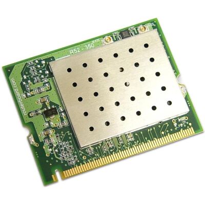 MikroTik R52H - Built-in - Wireless - Mini PCI - RF Wireless - Wi-Fi 4 (802.11n) - Green, Carte réseau, Vert - Publicité MikroTik R52H - Built-in - Wireless - Mini PCI - RF Wireless - Wi-Fi 4 (802.11n) - Green, Carte réseau, Vert - Publicité
