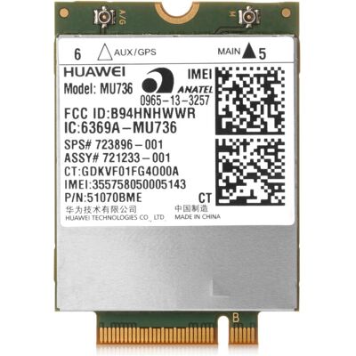 HP hs3110 Module haut débit mobile HSPA (Mini PCI Express), Carte réseau, Vert - Publicité HP hs3110 Module haut débit mobile HSPA (Mini PCI Express), Carte réseau, Vert - Publicité