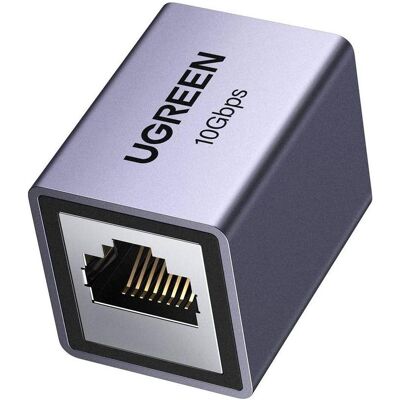 Ugreen NW261 (RJ45, RJ45 10 Gigabit Ethernet (1x)), Adaptateur réseau, Noir, Gris - Publicité Ugreen NW261 (RJ45, RJ45 10 Gigabit Ethernet (1x)), Adaptateur réseau, Noir, Gris - Publicité