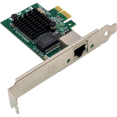 InLine Carte réseau Gigabit PCIe (Ethernet, Mini PCI Express), Carte réseau, Vert - Publicité InLine Carte réseau Gigabit PCIe (Ethernet, Mini PCI Express), Carte réseau, Vert - Publicité