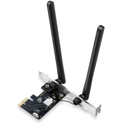 Mercusys MA86XH / Wi-Fi 6E PCI-E-Adapter AXE5400 / Tri-Band - 2,4 5 6 GHz / BT 5.2 (Mini PCI Express), Carte réseau - Publicité Mercusys MA86XH / Wi-Fi 6E PCI-E-Adapter AXE5400 / Tri-Band - 2,4 5 6 GHz / BT 5.2 (Mini PCI Express), Carte réseau - Publicité