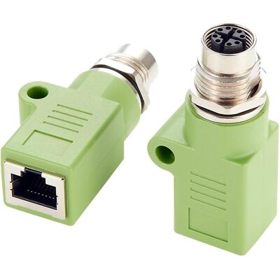 EXSYS Adaptateur M12 X-code BU - RJ45 BU (RJ45 (1x)), Adaptateur réseau, Vert - Publicité EXSYS Adaptateur M12 X-code BU - RJ45 BU (RJ45 (1x)), Adaptateur réseau, Vert - Publicité