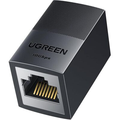 Ugreen - Adapter NW326 (55359) - Shielded Network Connector, 1.5A, 10Gbps - Black, Adaptateur réseau, Noir - Publicité Ugreen - Adapter NW326 (55359) - Shielded Network Connector, 1.5A, 10Gbps - Black, Adaptateur réseau, Noir - Publicité