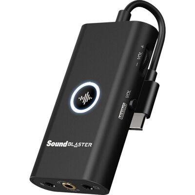 Creative Carte son USB Sound Blaster G3 (USB-C), Carte son, Noir - Publicité Creative Carte son USB Sound Blaster G3 (USB-C), Carte son, Noir - Publicité