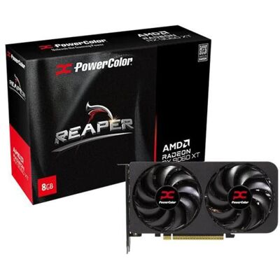 PowerColor Reaper Radeon RX 9060 XT (8 Go, GDDR6), Carte graphique, Noir - Publicité PowerColor Reaper Radeon RX 9060 XT (8 Go, GDDR6), Carte graphique, Noir - Publicité
