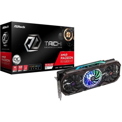 ASRock Radeon RX 6800 XT Taichi (16 Go, GDDR6), Carte graphique - Publicité ASRock Radeon RX 6800 XT Taichi (16 Go, GDDR6), Carte graphique - Publicité