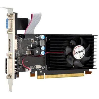 AFOX Radeon R5 230 1GB DDR3 64Bit DVI HDMI Grafikkarte (1 Go, DDR3), Carte graphique, Noir - Publicité AFOX Radeon R5 230 1GB DDR3 64Bit DVI HDMI Grafikkarte (1 Go, DDR3), Carte graphique, Noir - Publicité