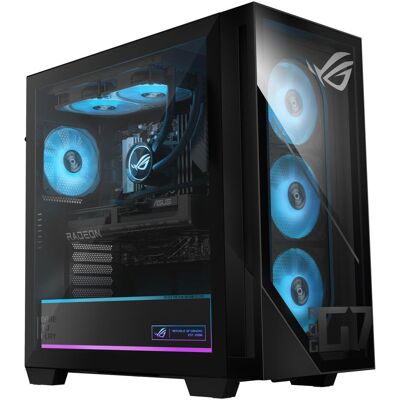 Asus ROG GM700 R7-9800X 3D 16 2 RX9070XT GM700TZ-R9800X183W W11H (2000 Go, 32 Go, AMD Ryzen 7 9800X3D, Radeon RX 9070 XT), PC, Noir - Publicité Asus ROG GM700 R7-9800X 3D 16 2 RX9070XT GM700TZ-R9800X183W W11H (2000 Go, 32 Go, AMD Ryzen 7 9800X3D, Radeon RX 9070 XT), PC, Noir - Publicité