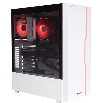Captiva R92-912 (1000 Go, 32 Go, AMD Ryzen 7 5700X, GeForce RTX 5060), PC, Blanc - Publicité Captiva R92-912 (1000 Go, 32 Go, AMD Ryzen 7 5700X, GeForce RTX 5060), PC, Blanc - Publicité